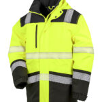 Printable softshell safety coat