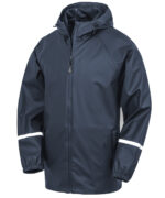 Prism PU waterproof jacket with reflective bands and recycled backing - Image 2