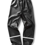 Prism PU waterproof trousers with reflective bands and recycled backing