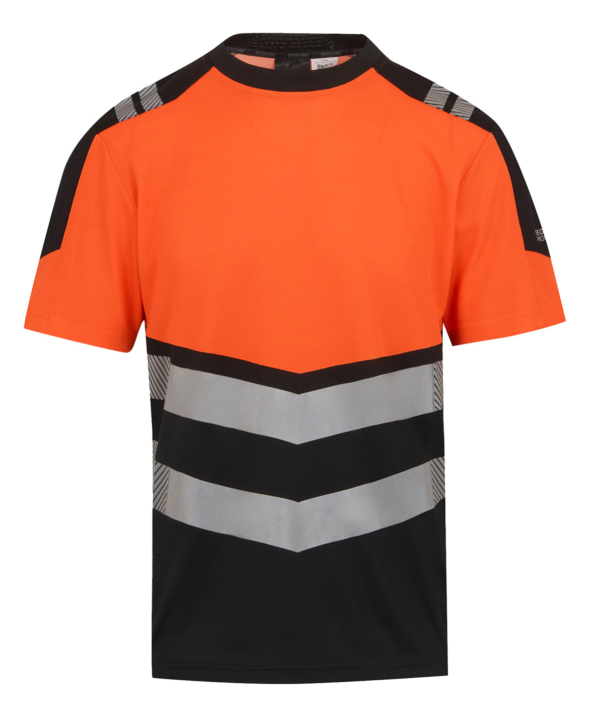 RG481_Black_Orange_FT Hi-Vis X-Pro T-shirt (Class 1) - Image 1