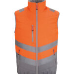 Hi-vis two-tone thermal bodywarmer