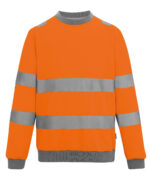 Hi-vis Pro contrast crew neck sweatshirt