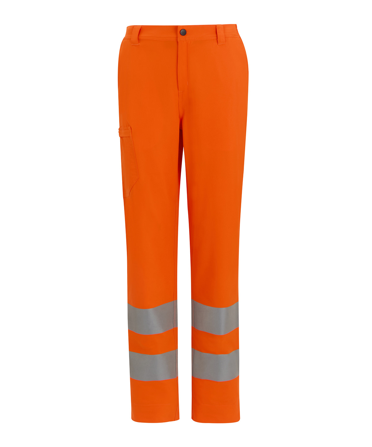 RG493_Orange_FT Hi-vis pro contract stretch action trousers - Image 1