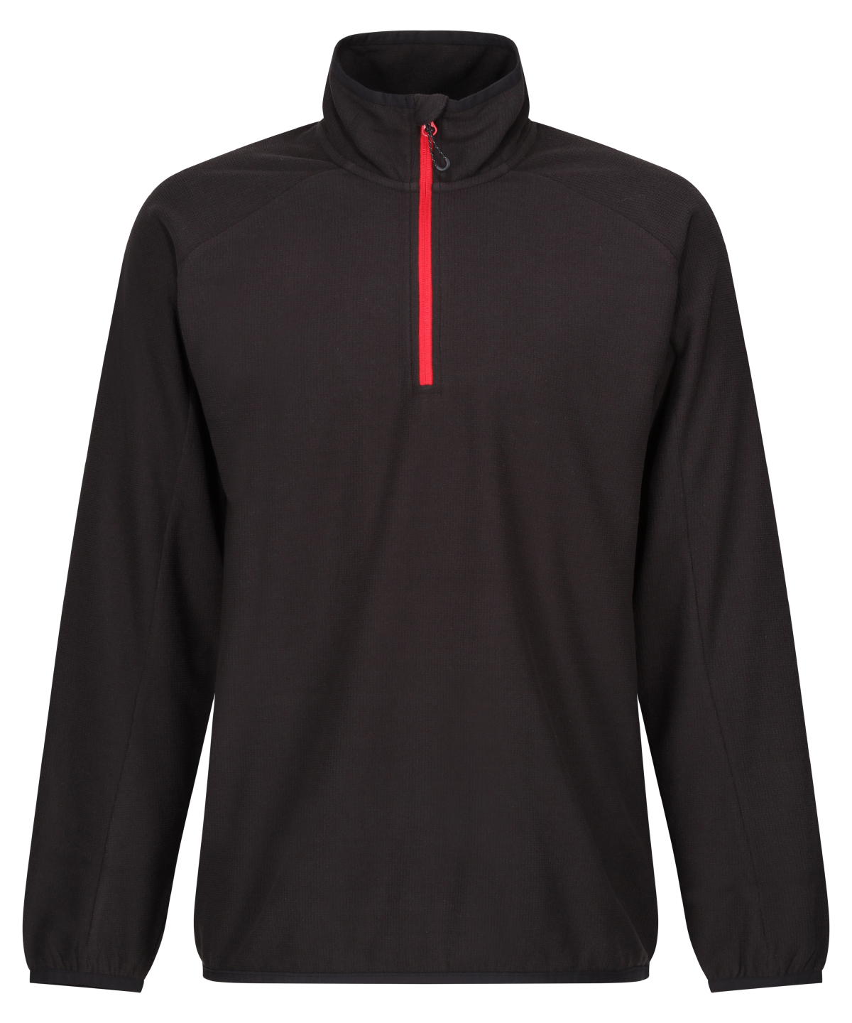 RG582_Black_ClassicRed_FT Navigate half-zip fleece - Image 1