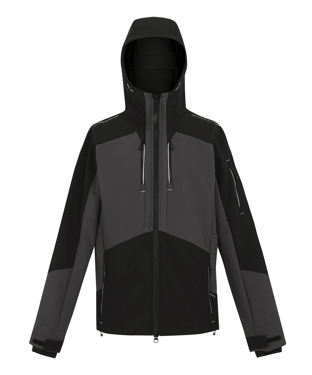 RG630_SlateGrey_Black_FT 4-Tex stretch 3-layer softshell jacket - Image 1