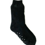 Adult sherpa socks with turndown