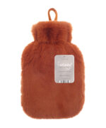 Super luxury faux fur hot water bottle and cover
