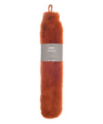 Super luxury faux fur long hot water bottle and cover