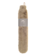 Super luxury faux fur long hot water bottle and cover - Image 4