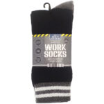 Men’s 3-pack work socks (recycled cotton)