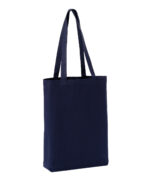 Recycled premium canvas ‘flat base’ shopper - Image 2