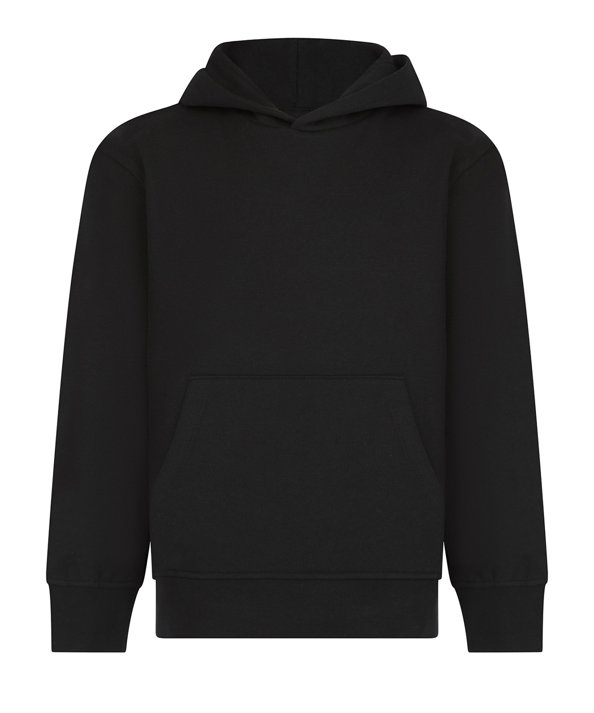 SM531_Black_FT Kids sustainable fashion hoodie - Image 1