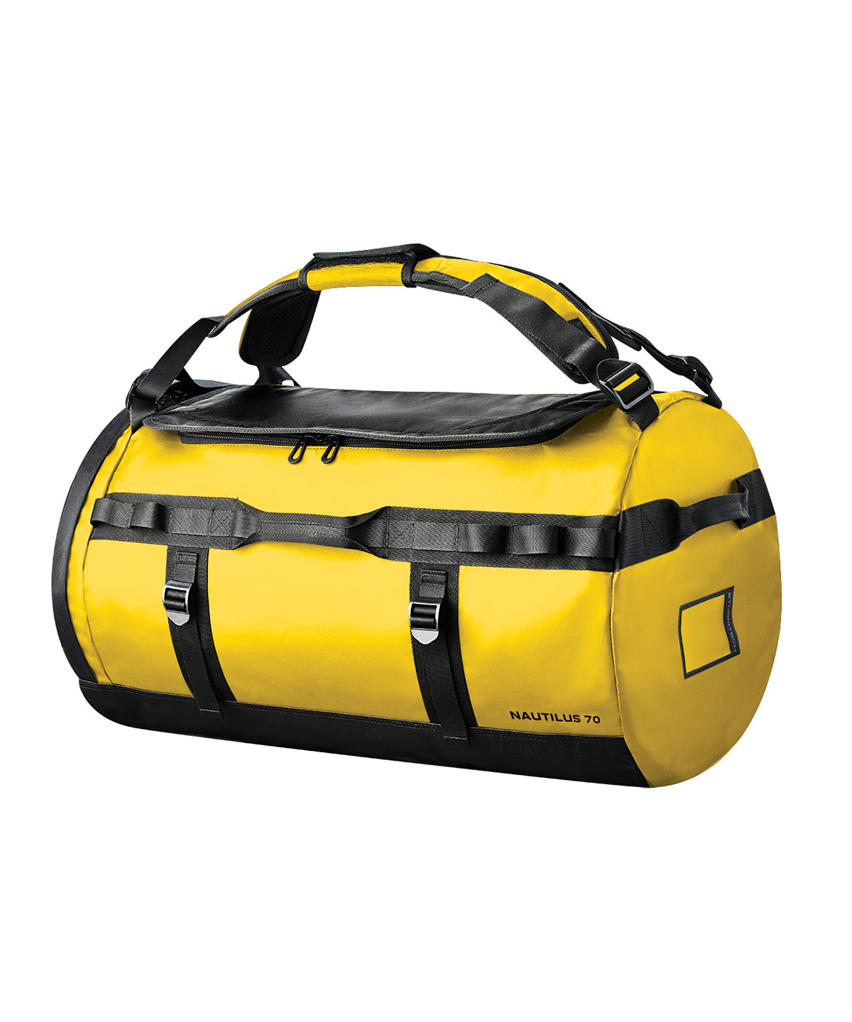 ST232_Yellow_FT Nautilus waterproof 70 litre duffle - Image 1