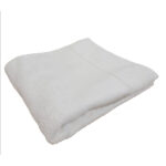 Organic hand towel with printable border