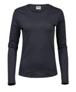 Women’s long sleeve interlock tee (590) - Image 2