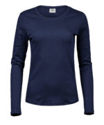 Women’s long sleeve interlock tee (590) - Image 3