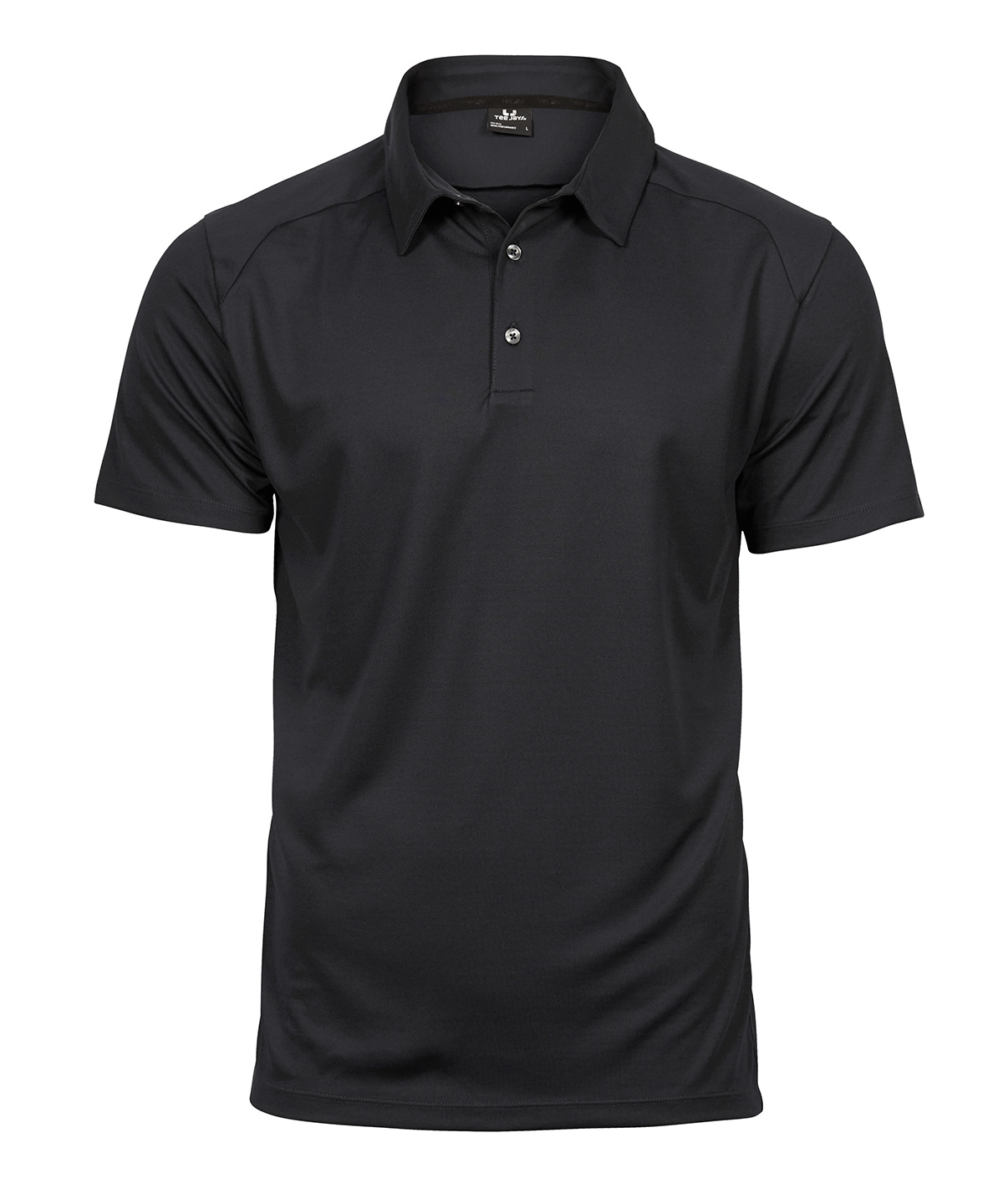 TJ020_Black_FT Luxury sport polo (7200) - Image 1