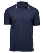 Luxury stripe stretch polo (1407) - Image 3