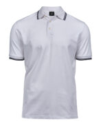 Luxury stripe stretch polo (1407) - Image 4