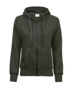 Women’s fashion full-zip hoodie (5436) - Image 3