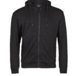 Ribbed interlock hooded full-zip (5508)