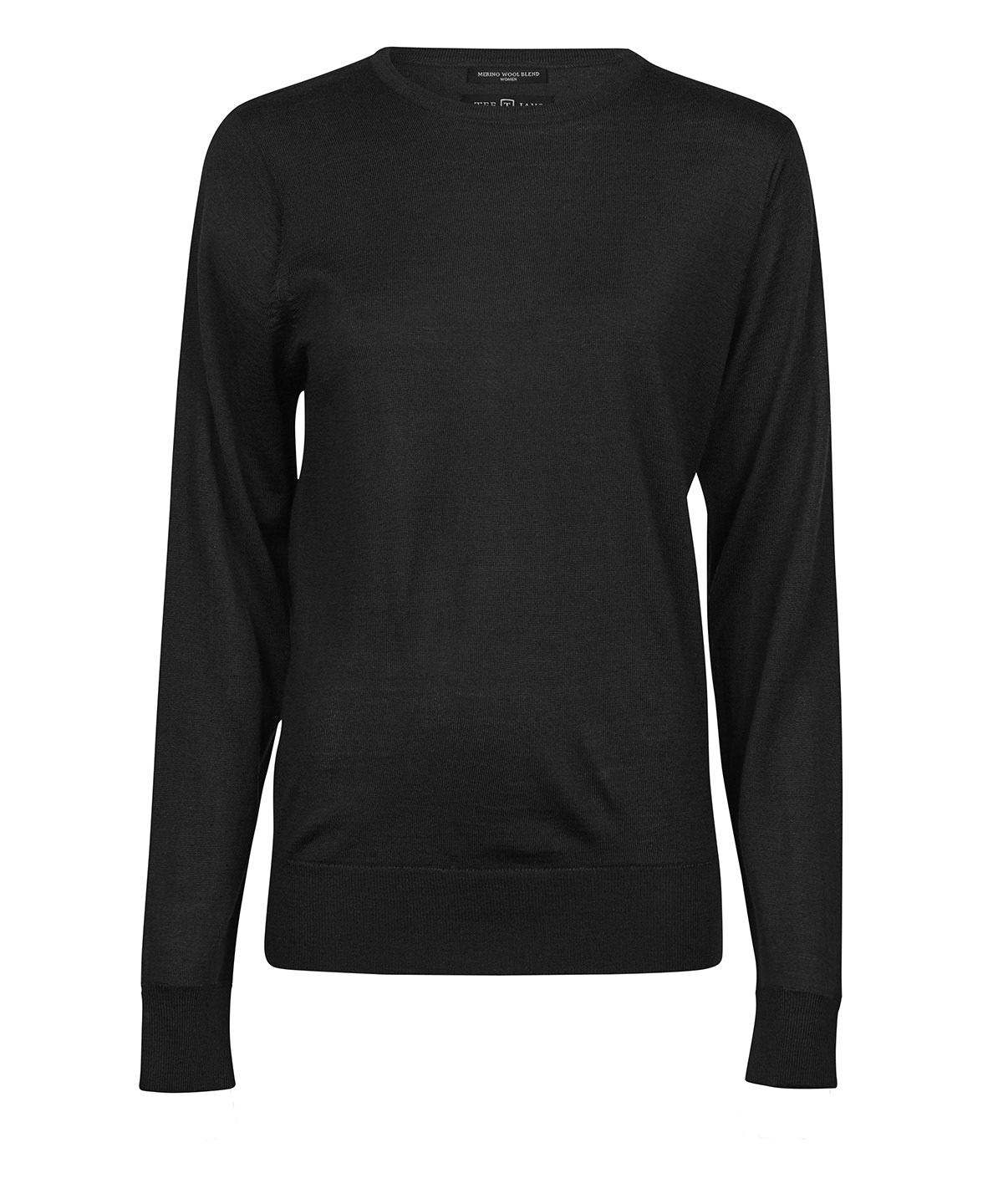 TJ062_Black_FT Women’s crew neck (6006) - Image 1
