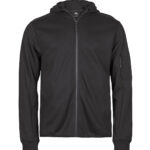 Athletic hooded full-zip sweatshirt (5706)