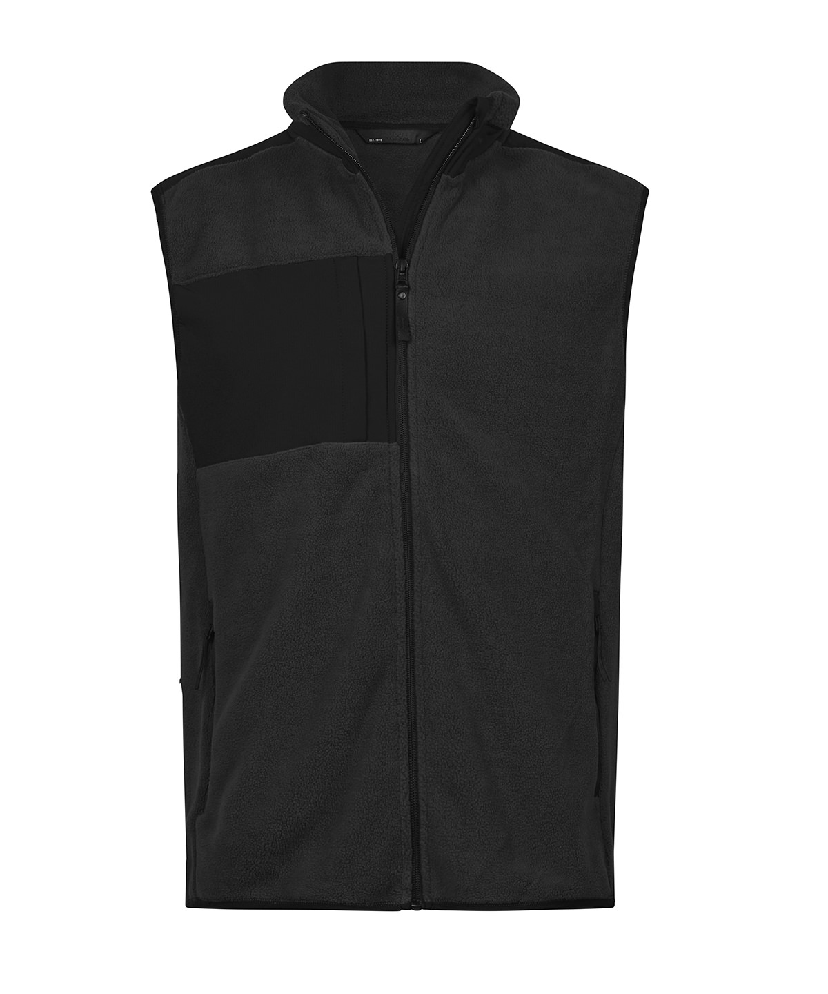 TJ087_Black_Black_FT Mountain fleece bodywarmer (9122) - Image 1