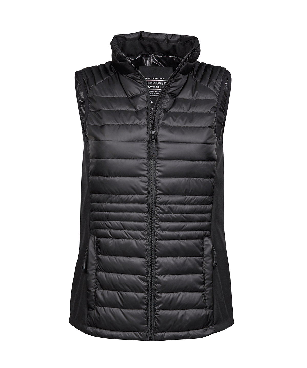 TJ103_Black_Black_Black_FT Women’s crossover bodywarmer (9625) - Image 1