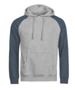 UNLABELED two-tone hooded sweatshirt (5156) - Image 3