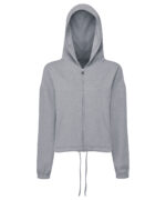 Women's TriDri® recycled cropped oversize full-zip hoodie - Image 2