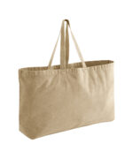 Garment-dyed oversized tote bag - Image 4