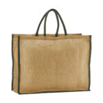 Natural starched jute market shopper
