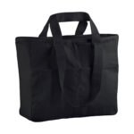 Double-handle cargo pocket tote