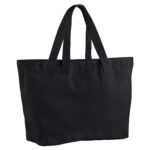 Oversized heavy duty canvas tote bag
