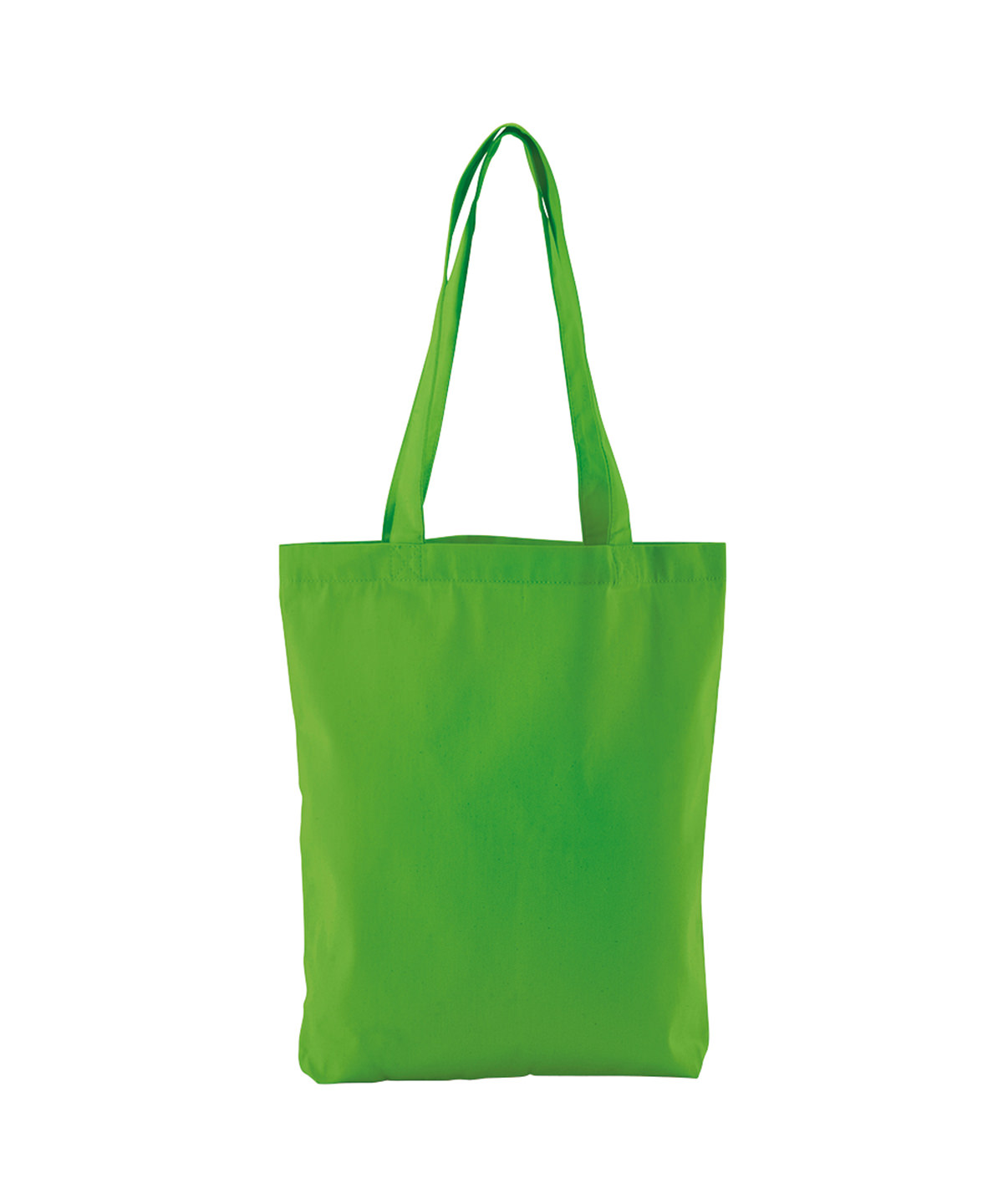 WM691_AppleGreen_FT EarthAware® organic twill tote - Image 1