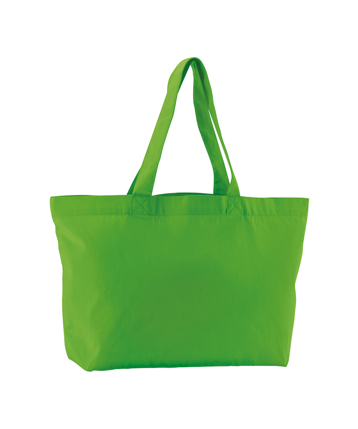 WM695_AppleGreen_FT EarthAware® organic twill shopper - Image 1