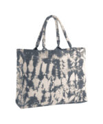 Tie-dye canvas tote bag