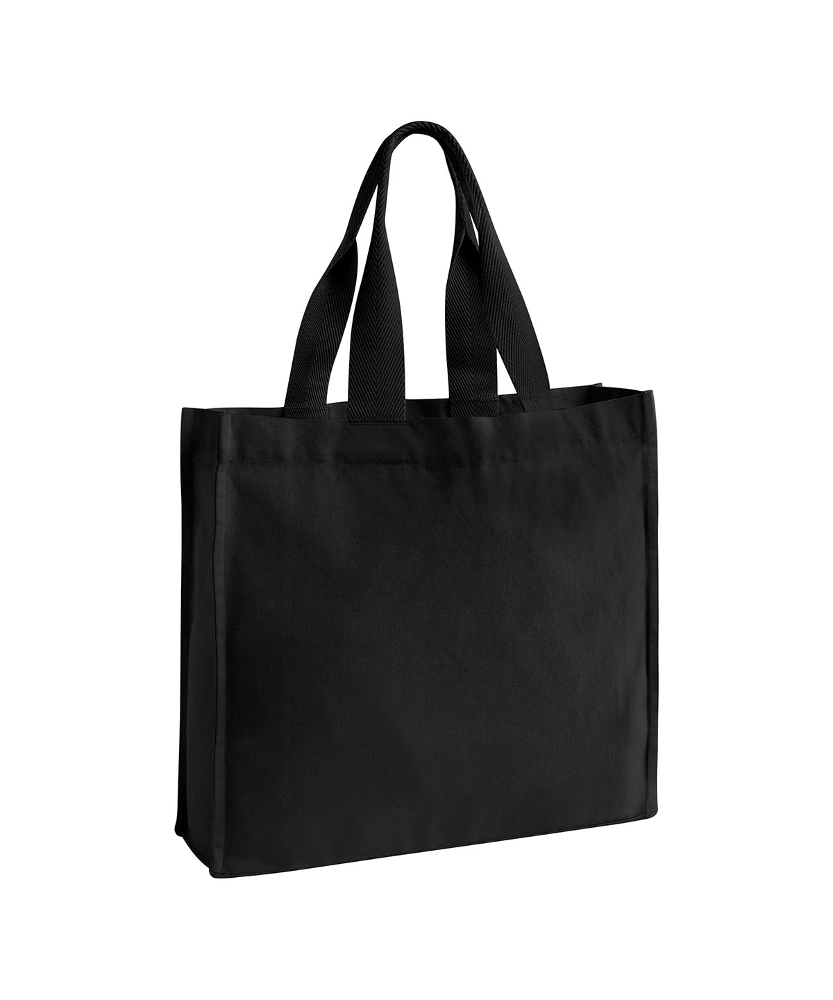 WM940_Black_FT Chevron handle shopper - Image 1