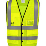 Hi-vis superior open mesh button waistcoat (HVW860)