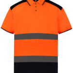Hi-vis two-tone polo shirt (HVJ220)