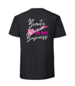 Harlow College Level 1 Beauty Softstyle™ adult ringspun t-shirt - Black - GD001