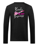 Harlow College Level 1 Beauty Softstyle™ long sleeve t-shirt - Black - GD011