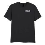 Harlow College Level 2 and 3 Hairdressing Softstyle™ adult ringspun t-shirt - Black - GD001
