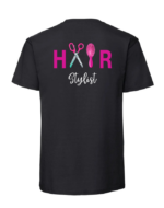 Harlow College Level 1 Hair Softstyle™ adult ringspun t-shirt - Black - GD001