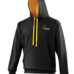 Stortford Junior Tri -  JH003 Contrast Hoodie  – BLACK/GOLD *NON REFUNDABLE