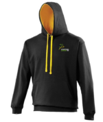 Stortford Junior Tri -  JH003 Contrast Hoodie  – BLACK/GOLD *NON REFUNDABLE