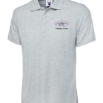 St. Elizabeth’s – THERAPY TEAM– UC101 Classic Polo Shirt –Heather Grey ***Non Returnable